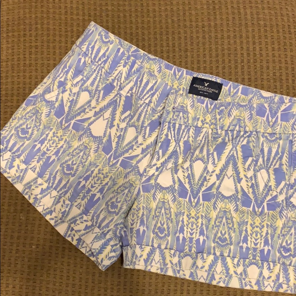 Aztec pattern shorts